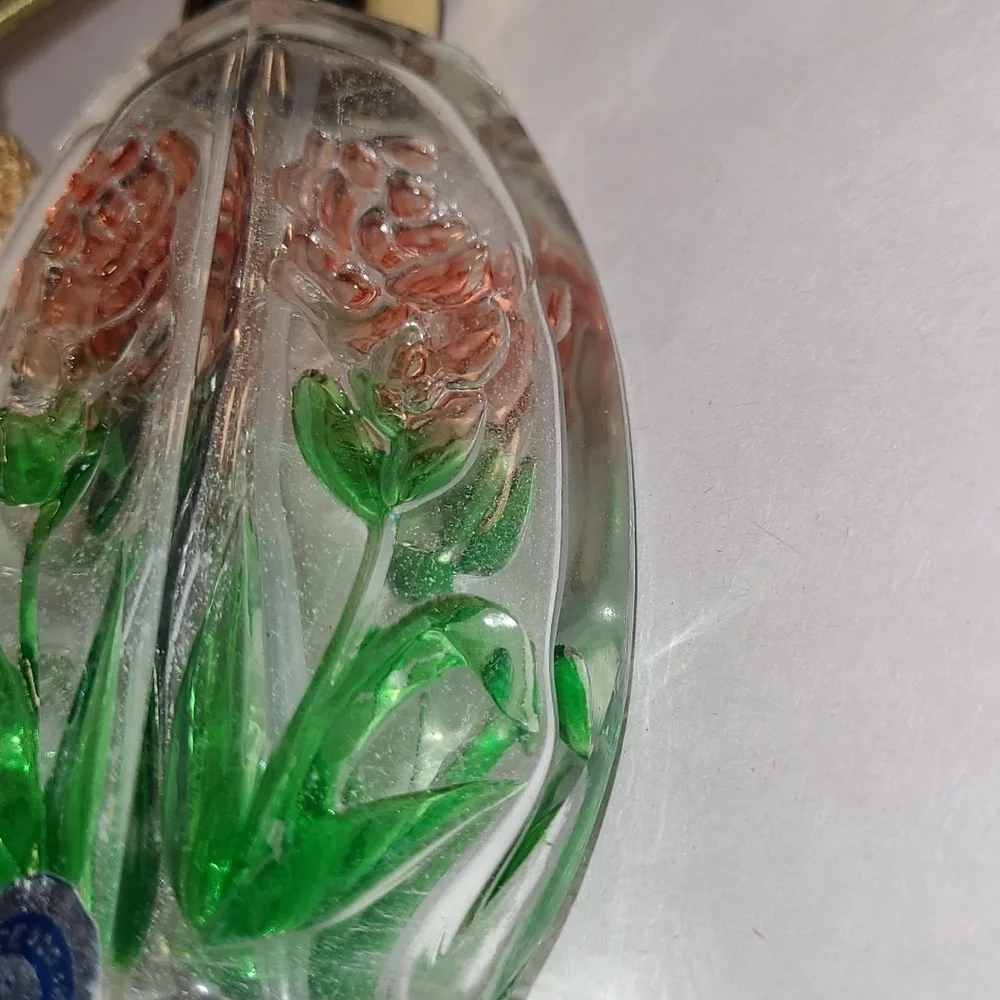 Women's Vintage I. W. Rice Hand Cut Perfume Bottle